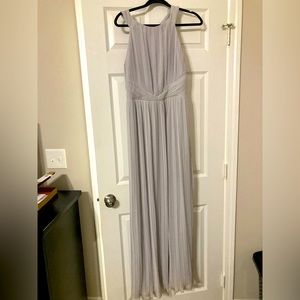 Gray formal dress